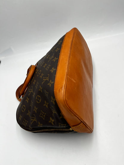 Louis Vuitton Vintage Alma Monogram Canvas, Brown, Canvas, Handbag