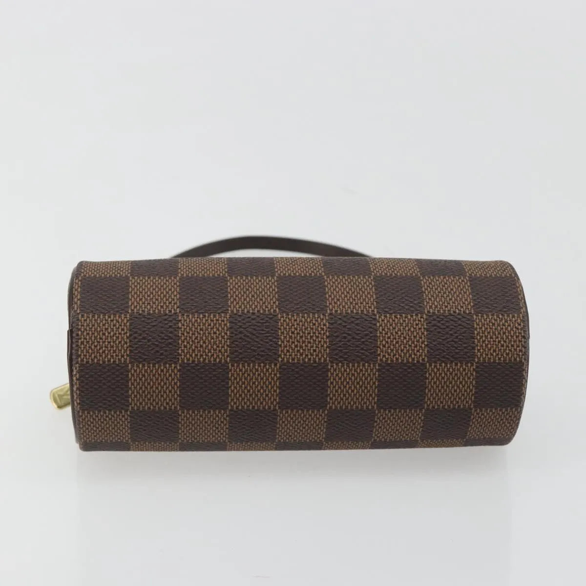 Louis Vuitton Papillon Pochette Damier Ebene, Brown, Canvas, Clutch