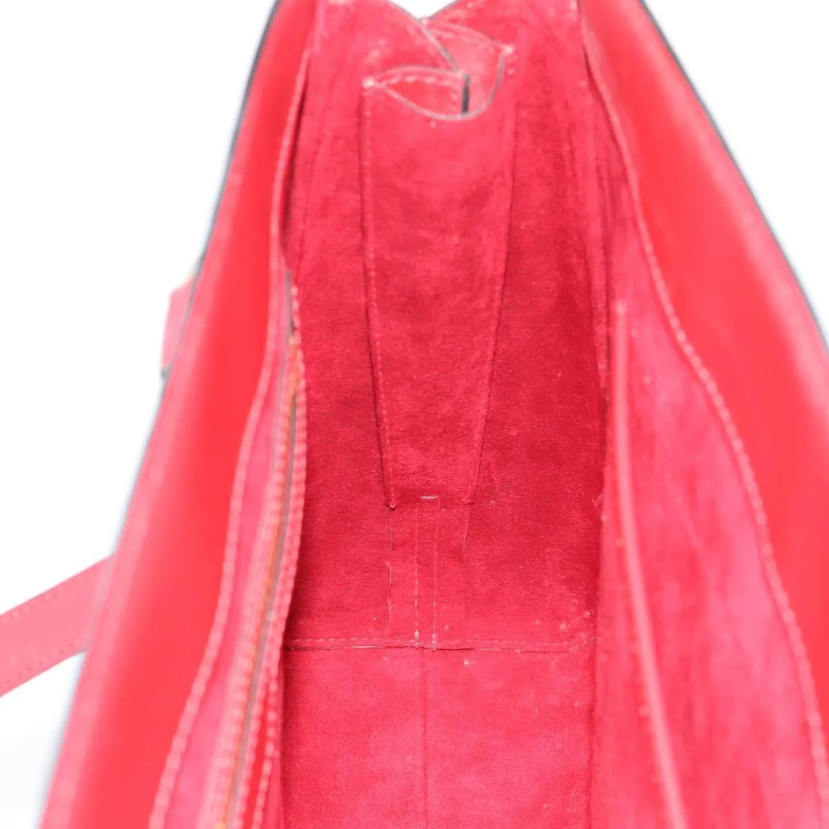 Louis Vuitton Duplex Epi Leather, Red, Leather, Shoulder Bag
