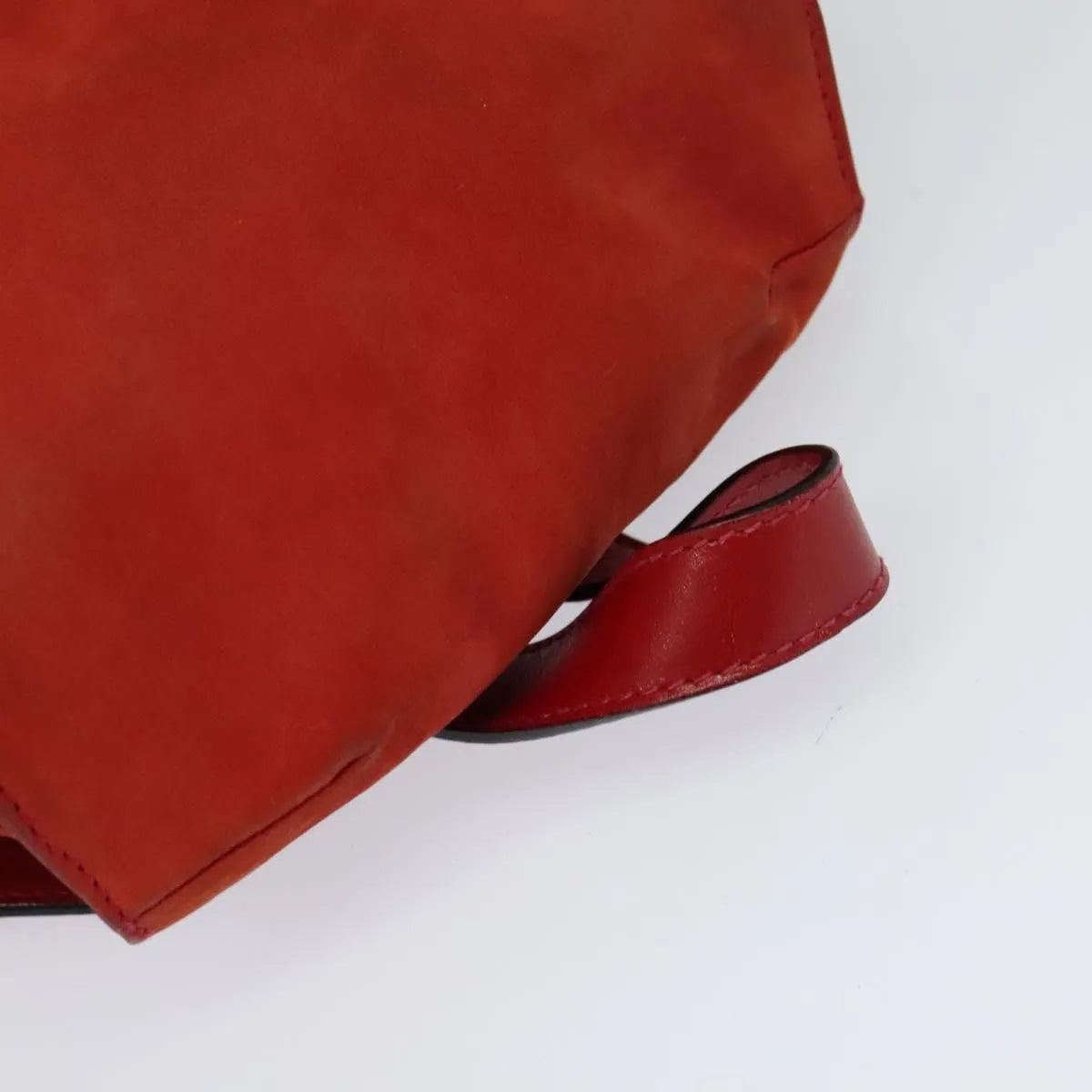 Salvatore Ferragamo Gancini Suede, Red, Suede, Backpack