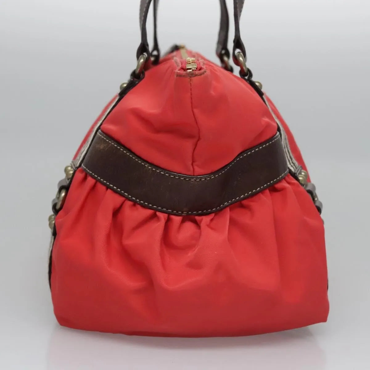 Burberry Blue Label Nylon, Red, Nylon, Tote Bag