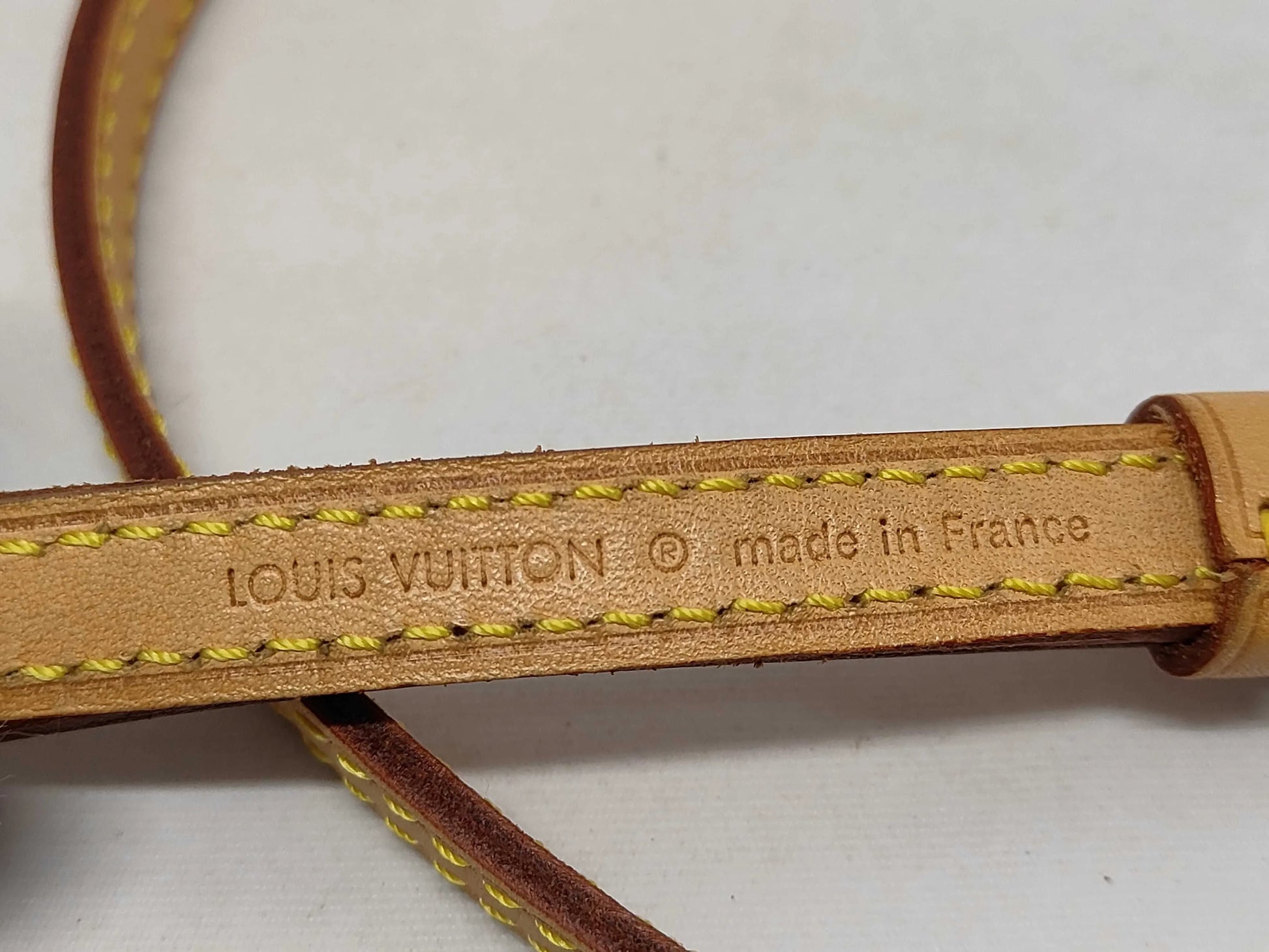 Louis Vuitton Favorite Shoulder Strap Vachetta Leather, Brown, Leather, Straps