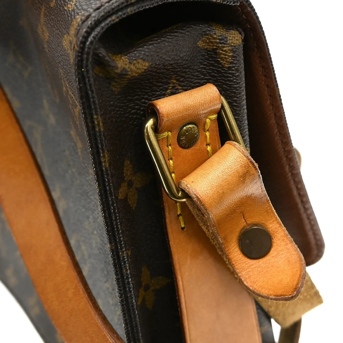 Louis Vuitton Cartouchiere Monogram Canvas, Brown, Canvas, Shoulder Bag