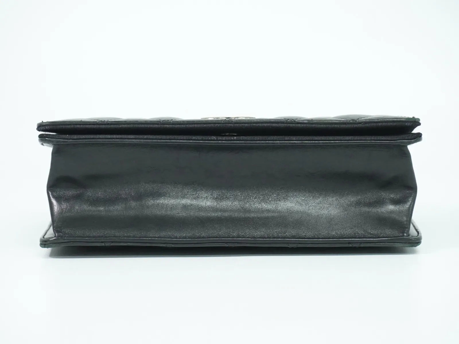 Chanel Ballerine Flap Quilted Lambskin, Black, Leather, Shoulder Bag