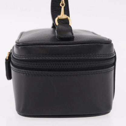 Gucci Horsebit Vanity leather, Black, Leather, Toiletry Case