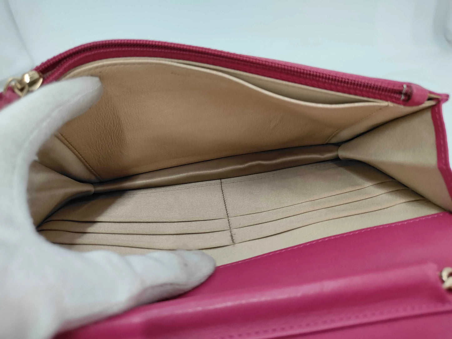 Chanel Sweet Camellia Wallet on Chain Quilted Lambskin, Pink, Leather, Shoulder Bag