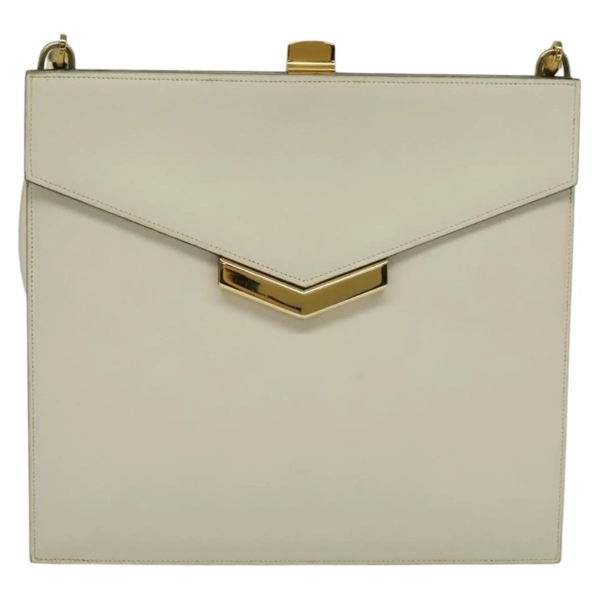 Christian Dior Vintage Leather, Beige, Leather, Shoulder Bag