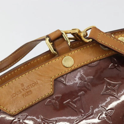 Louis Vuitton Brea Monogram Vernis, Burgundy, Patent Leather, Handbag