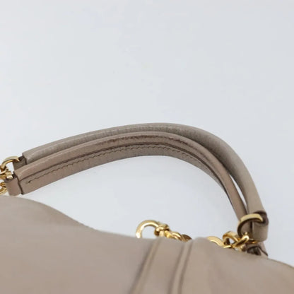 Salvatore Ferragamo Gancini Leather, Pink, Leather, Handbag