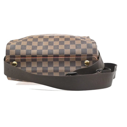 Louis Vuitton Naviglio Damier Ebene, Brown, Canvas, Shoulder Bag