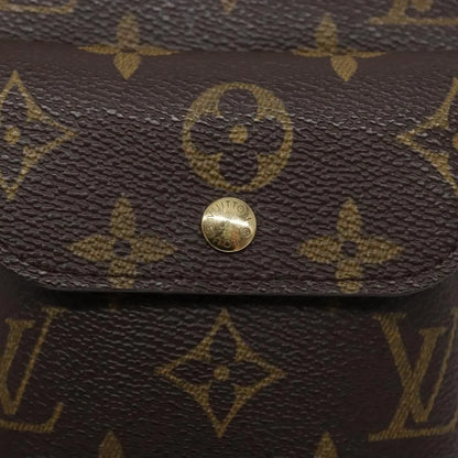 Louis Vuitton Partition Wristlet Clutch Monogram Canvas, Brown, Canvas, Clutch