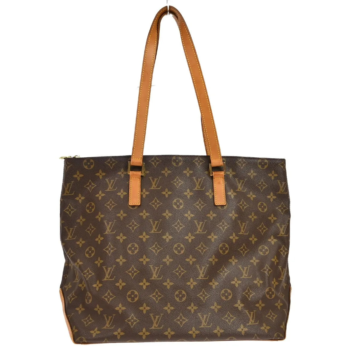 Louis Vuitton Cabas Mezzo Monogram Canvas, Brown, Canvas, Shoulder Bag