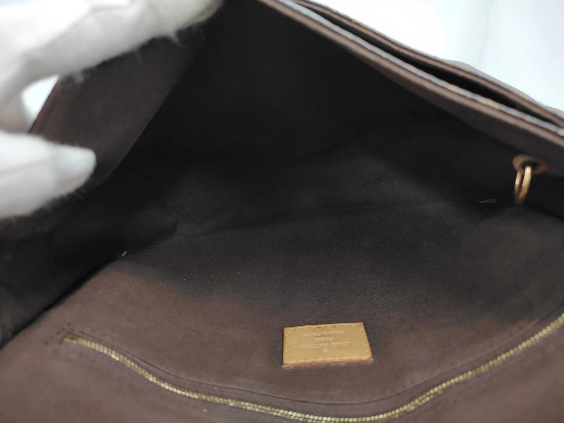 Louis Vuitton Menilmontant Monogram Canvas, Brown, Canvas, Handbag