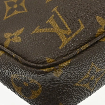 Louis Vuitton Pochette Accessoires NM Monogram Canvas, Brown, Canvas, Clutch