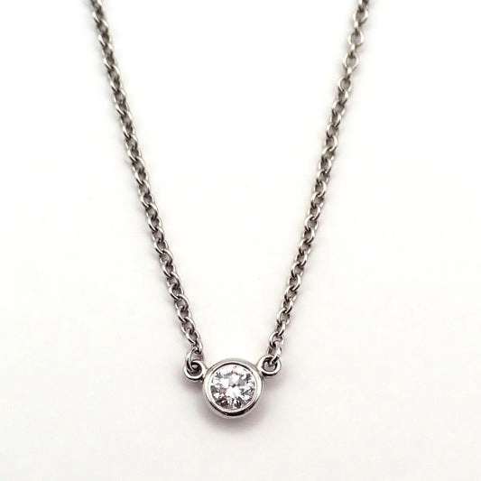 Tiffany & Co. Elsa Peretti Diamonds By The Yard Platinum with Diamond, Silver, Platinum, Jewelry