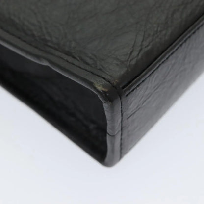 Burberry Vintage Leather, Black, Leather, Clutch