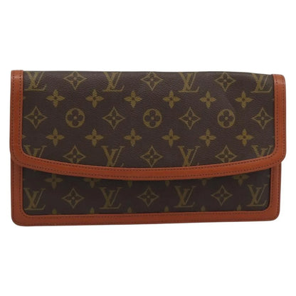 Louis Vuitton Dame Pochette Monogram Canvas, Brown, Canvas, Clutch