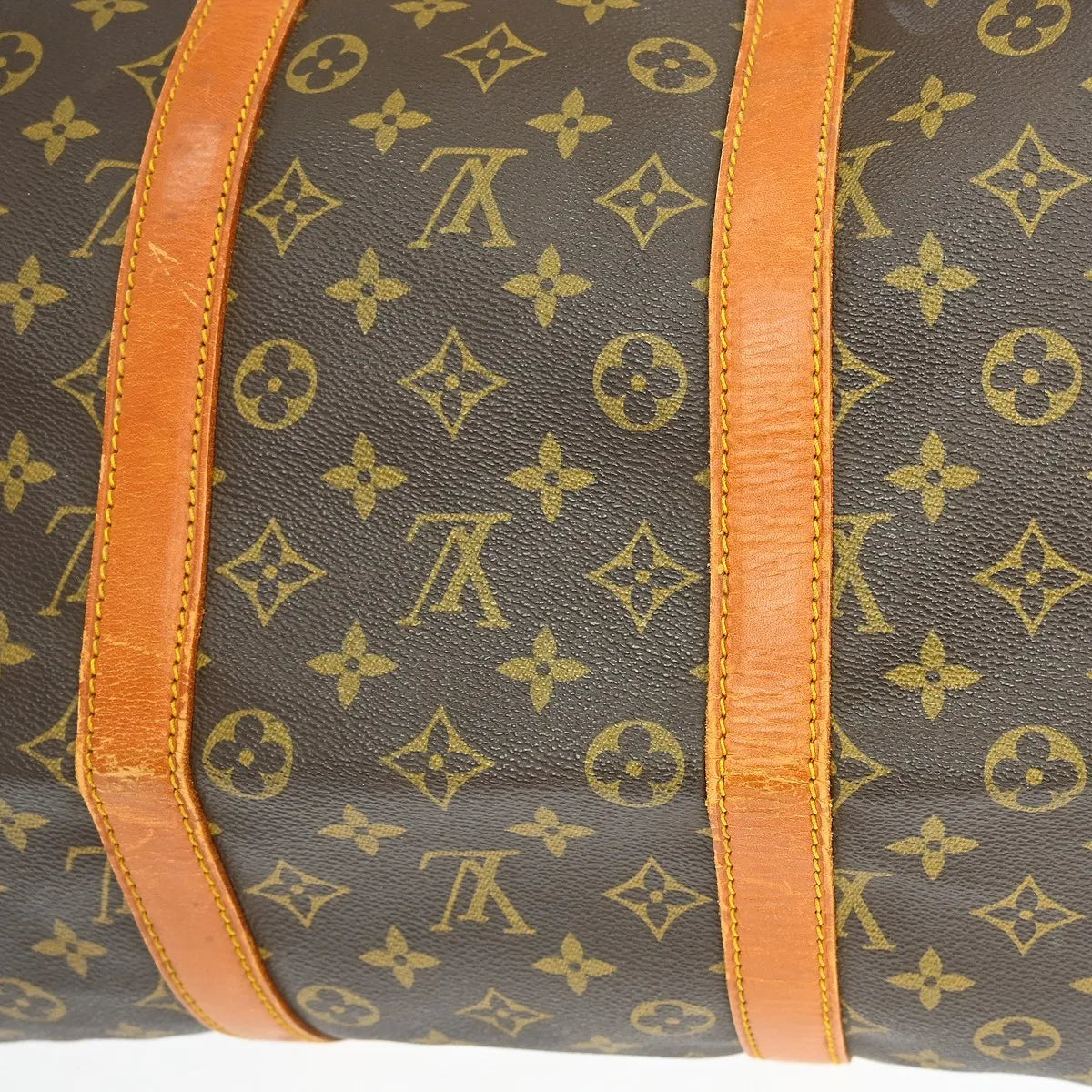 Louis Vuitton Keepall Monogram Canvas, Brown, Canvas, Travel Bag