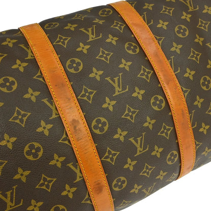 Louis Vuitton Keepall Monogram Canvas, Brown, Canvas, Travel Bag