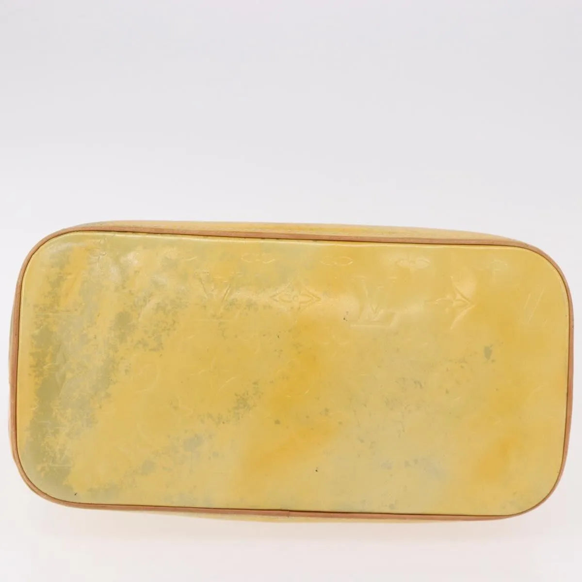 Louis Vuitton Houston Monogram Vernis, Yellow, Patent Leather, Handbag