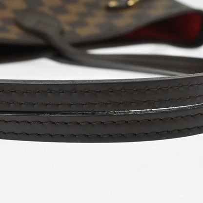 Louis Vuitton Neverfull Damier, Brown, Canvas, Tote Bag
