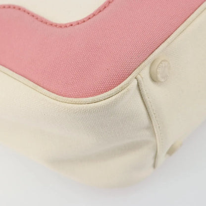 Chanel Vintage CC Tote Canvas, Beige, Canvas, Tote Bag