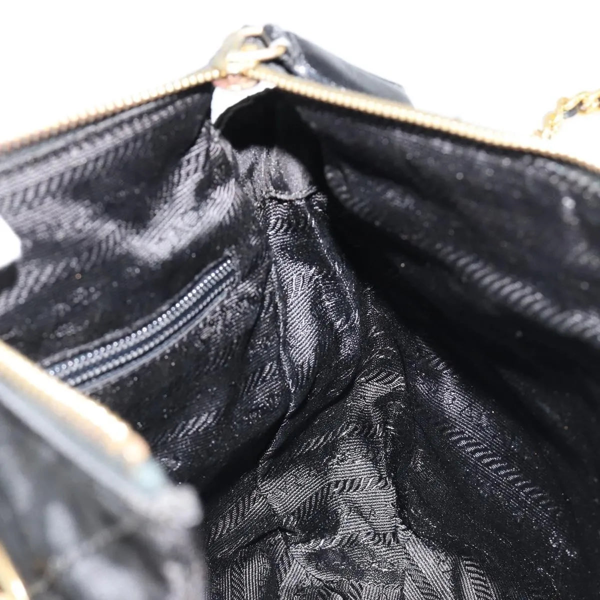 Prada Re-Edition 1995 Chain Quilted Tessuto, Black, Nylon, Shoulder Bag