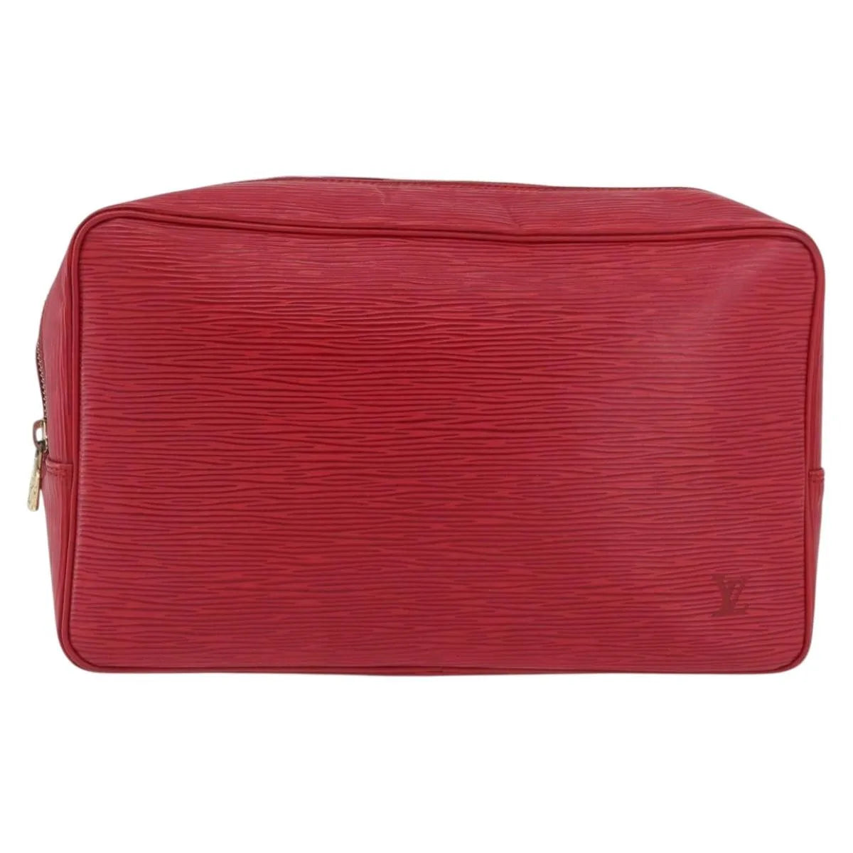Louis Vuitton Trousse Toiletry Monogram Canvas, Red, Leather, Clutch