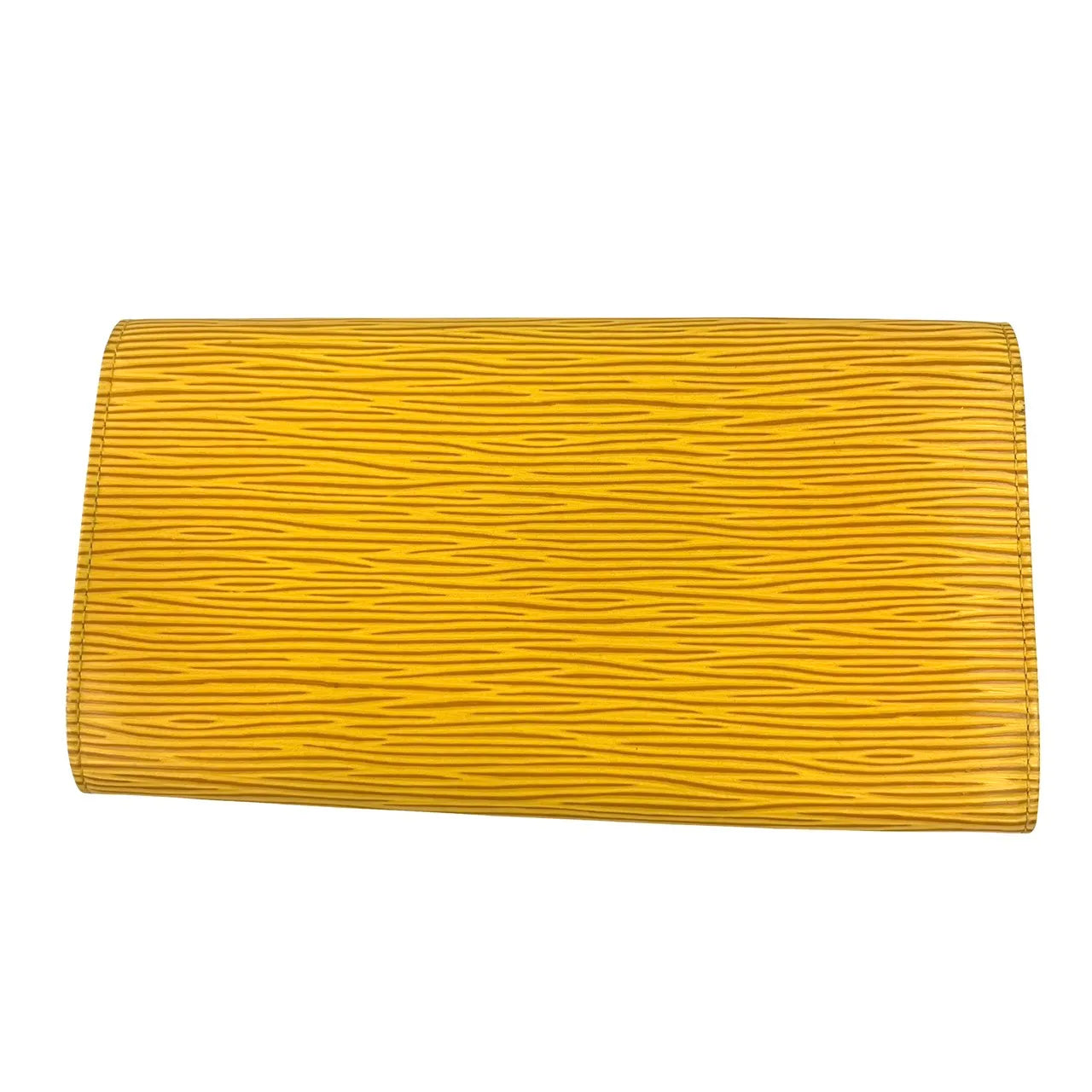 Louis Vuitton Compact Porte Tresor International Epi Leather, Yellow, Leather, Wallet