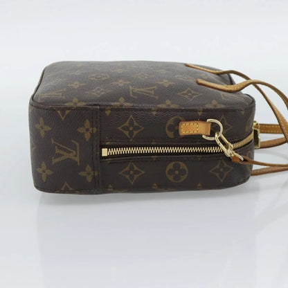 Louis Vuitton Spontini Monogram Canvas, Brown, Canvas, Handbag