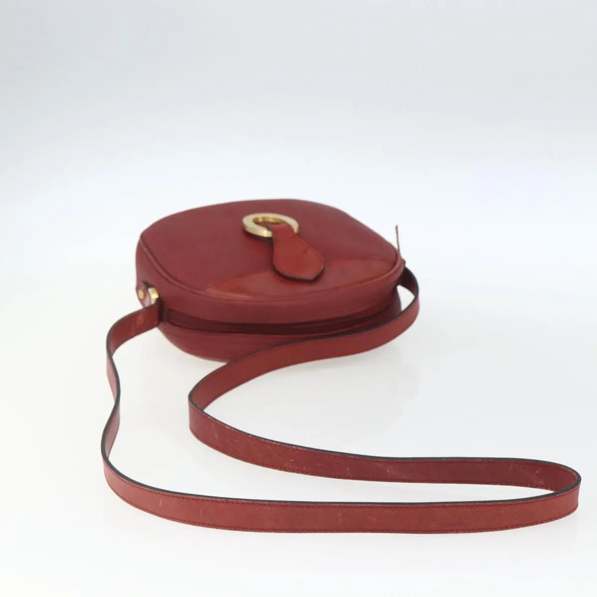 Christian Dior Vintage Trotter Canvas, Red, Canvas, Shoulder Bag