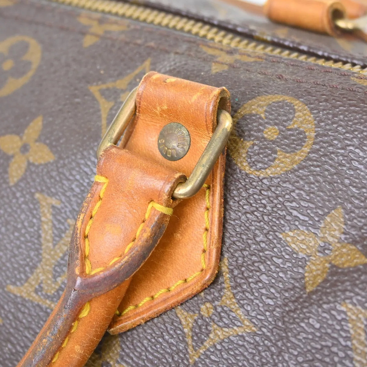 Louis Vuitton Speedy Monogram Canvas, Brown, Canvas, Handbag