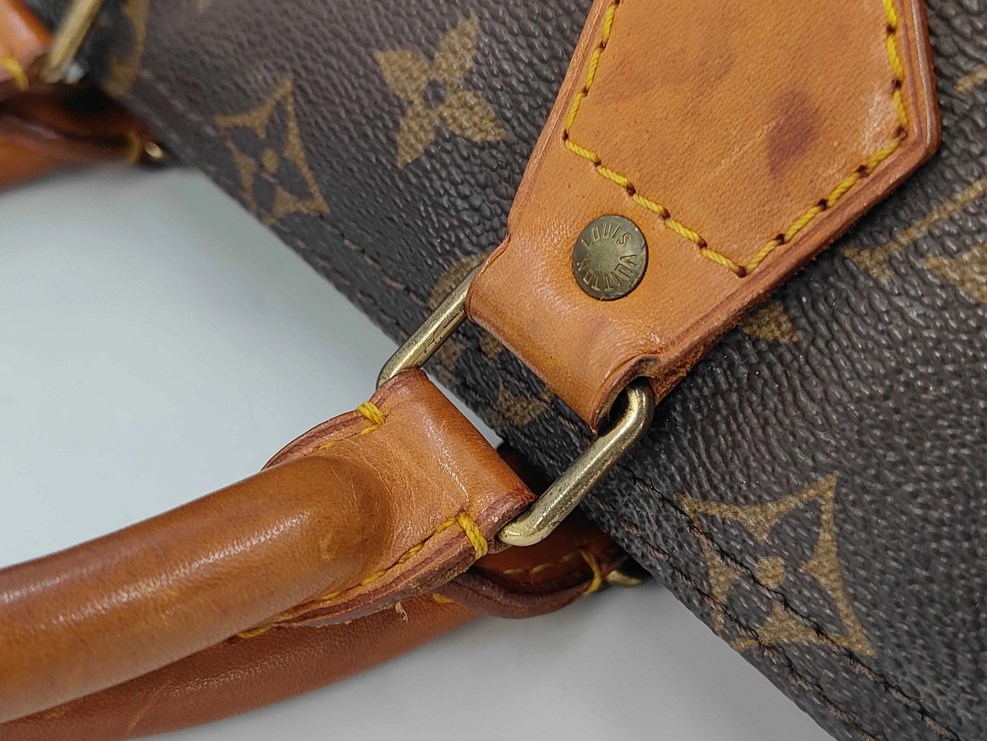 Louis Vuitton Speedy Monogram Canvas, Brown, Canvas, Handbag