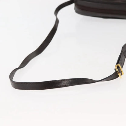Salvatore Ferragamo Vara Bow camera Leather, Brown, Leather, Shoulder Bag