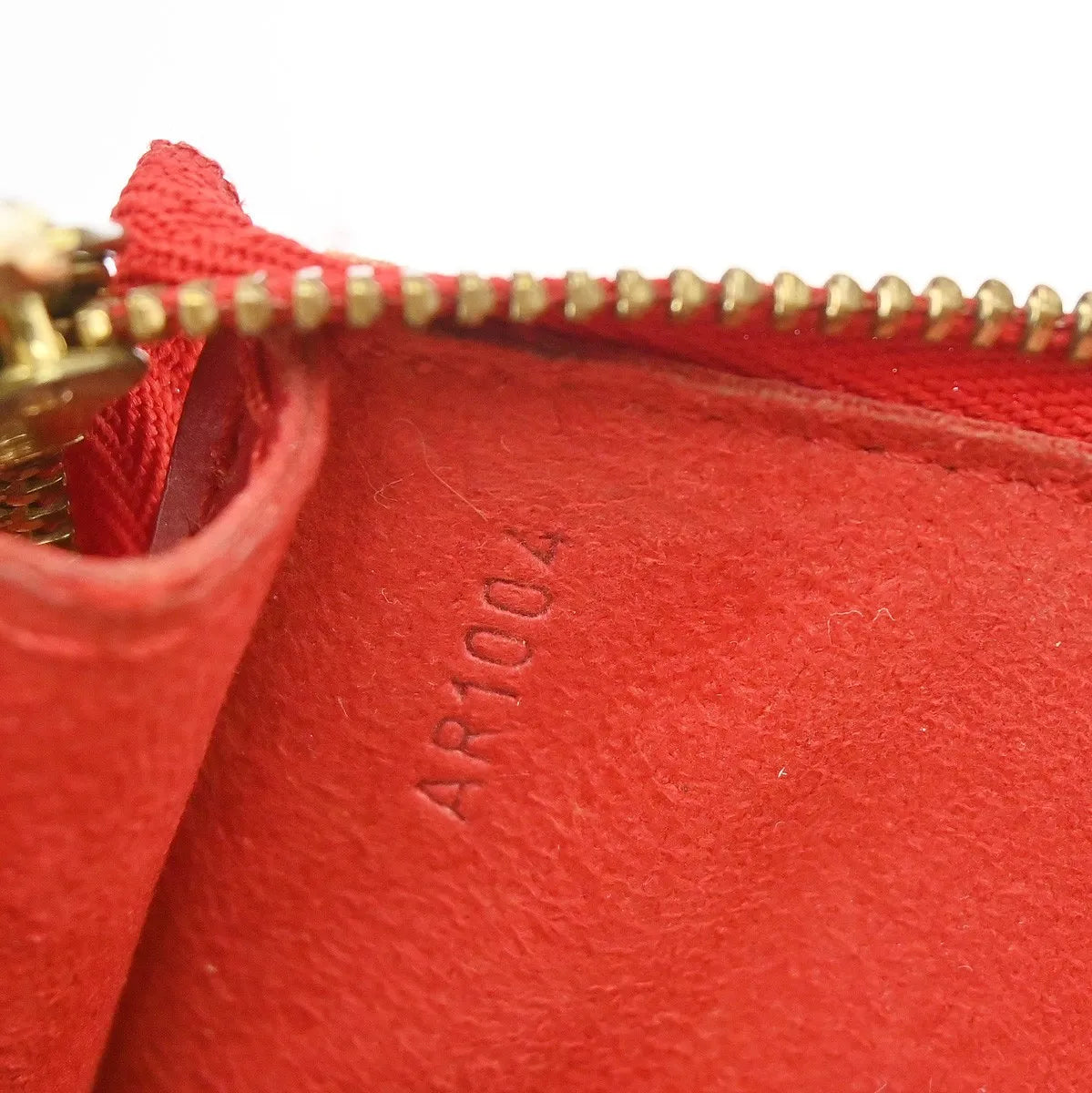 Louis Vuitton Pochette Accessoires Epi Leather, Red, Leather, Clutch