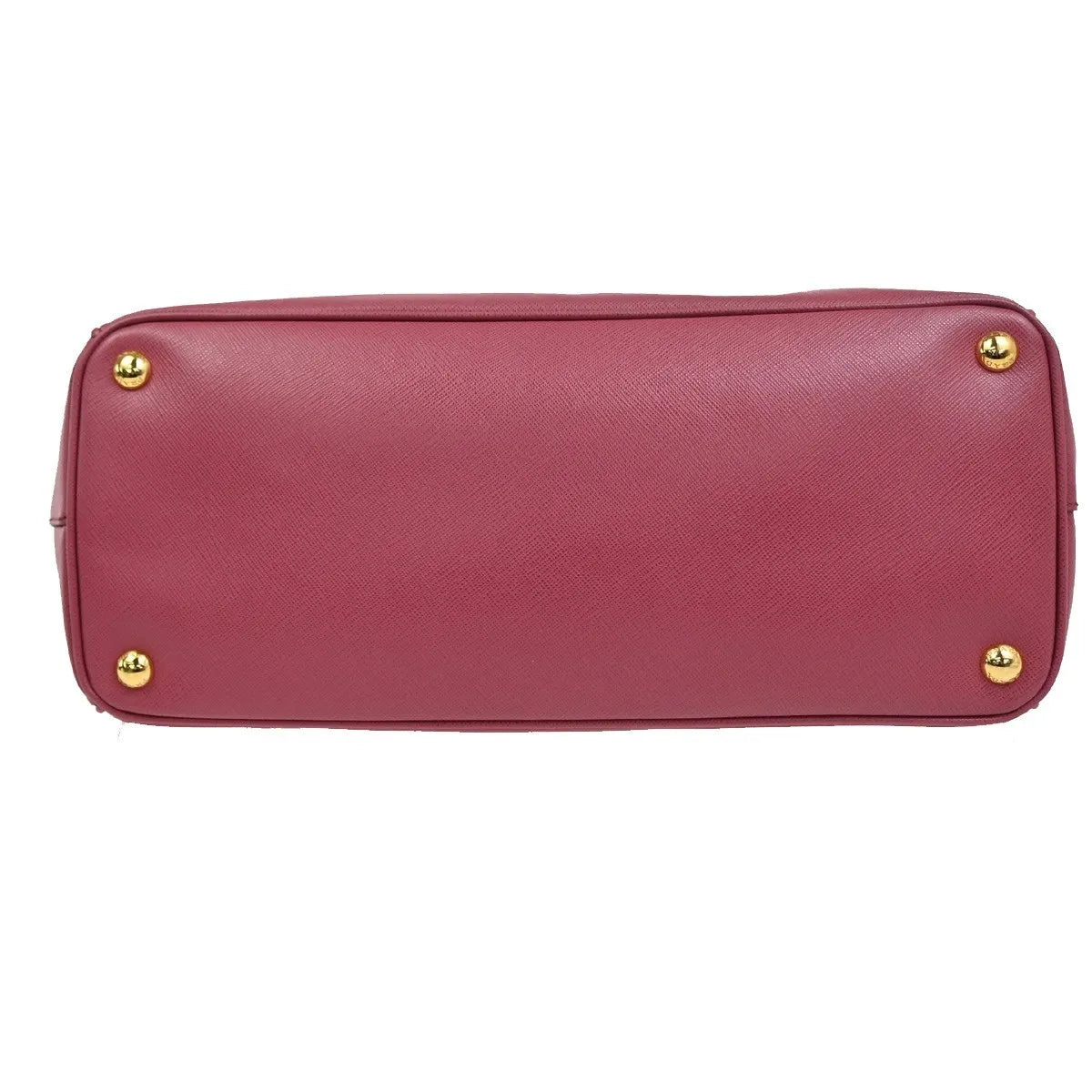 Prada Double Zip Lux Tote Saffiano Leather, Pink, Leather, Handbag