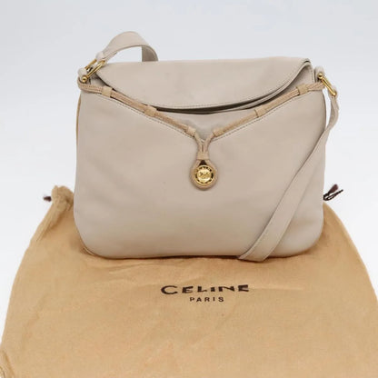 Celine Horse Carriage Leather, Beige, Leather, Shoulder Bag