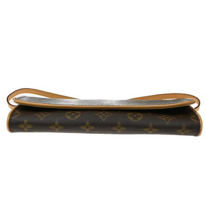 Louis Vuitton Twin Monogram, Brown, Leather, Clutch