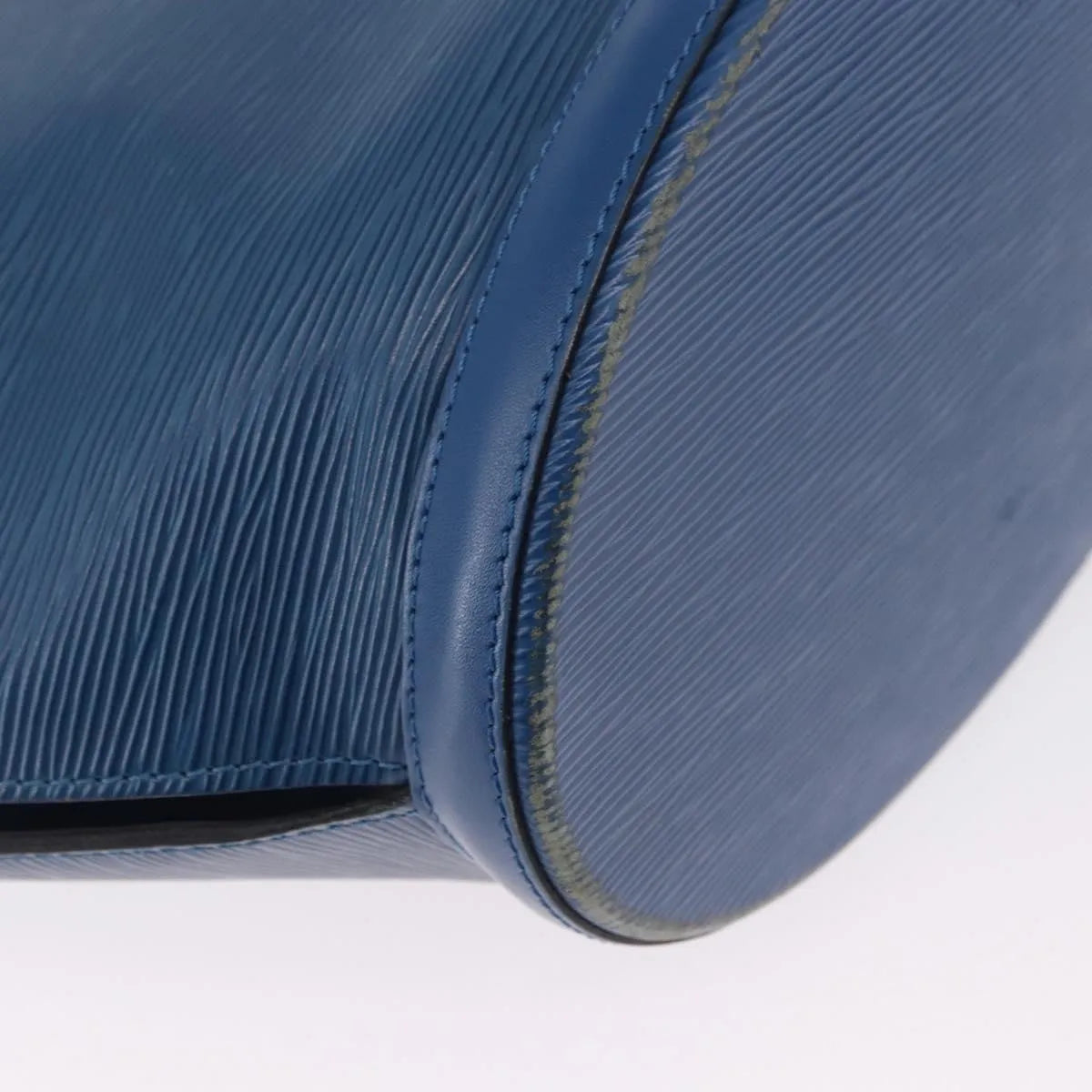 Louis Vuitton Saint Jacques Epi, Blue, Leather, Shoulder Bag