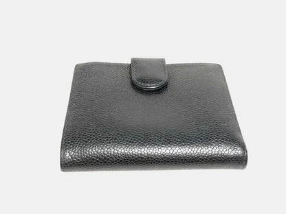 Chanel Timeless CC Bifold Wallet Caviar, Black, Leather, Wallet