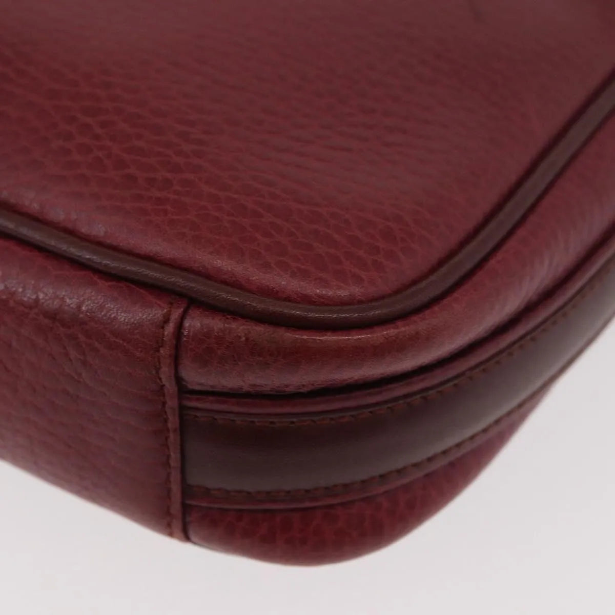 cartier Tasseled Must de Cartier Leather, Burgundy, Leather, Shoulder Bag