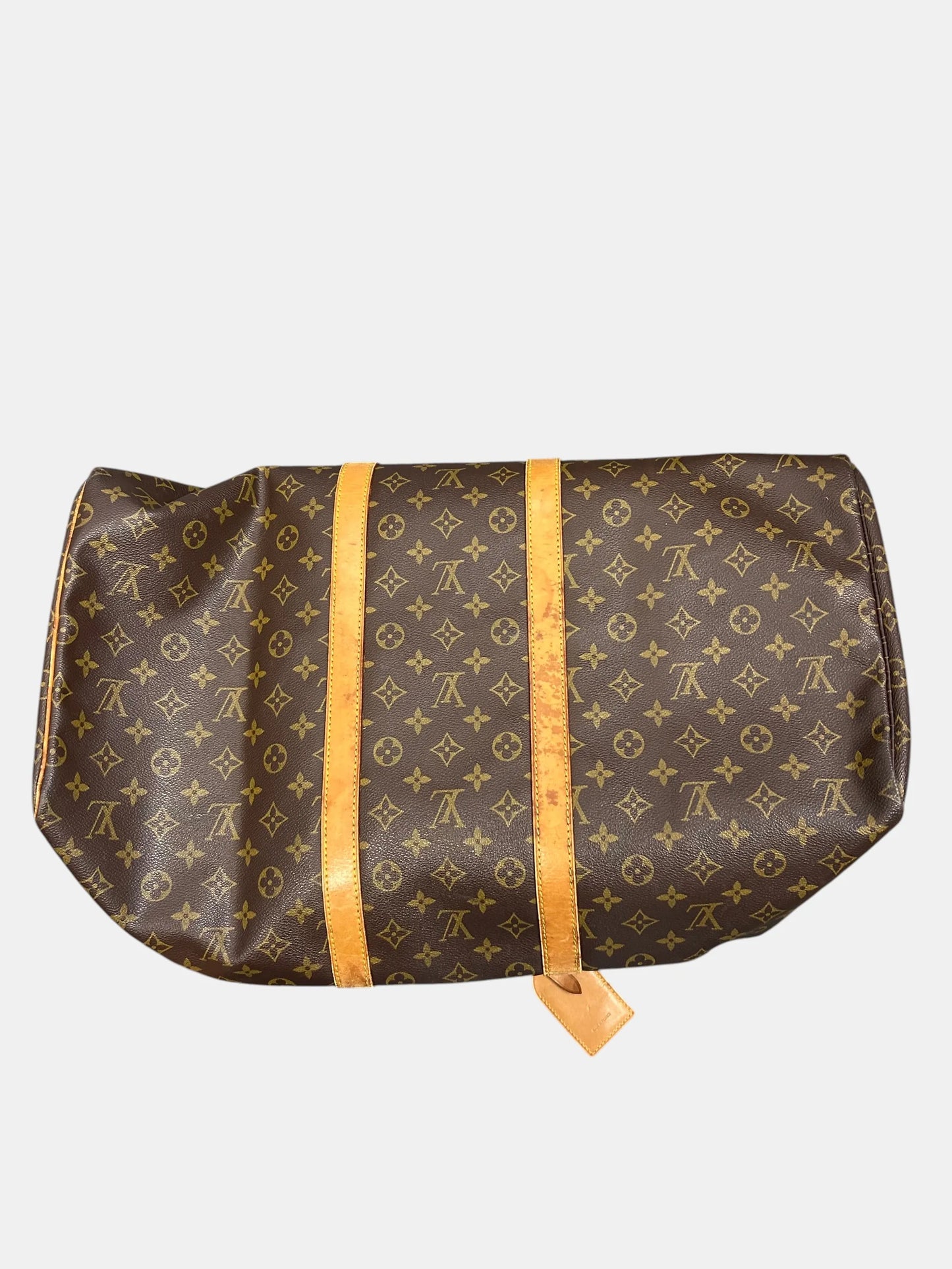 Louis Vuitton Keepall Monogram Canvas, Brown, Canvas, Travel Bag