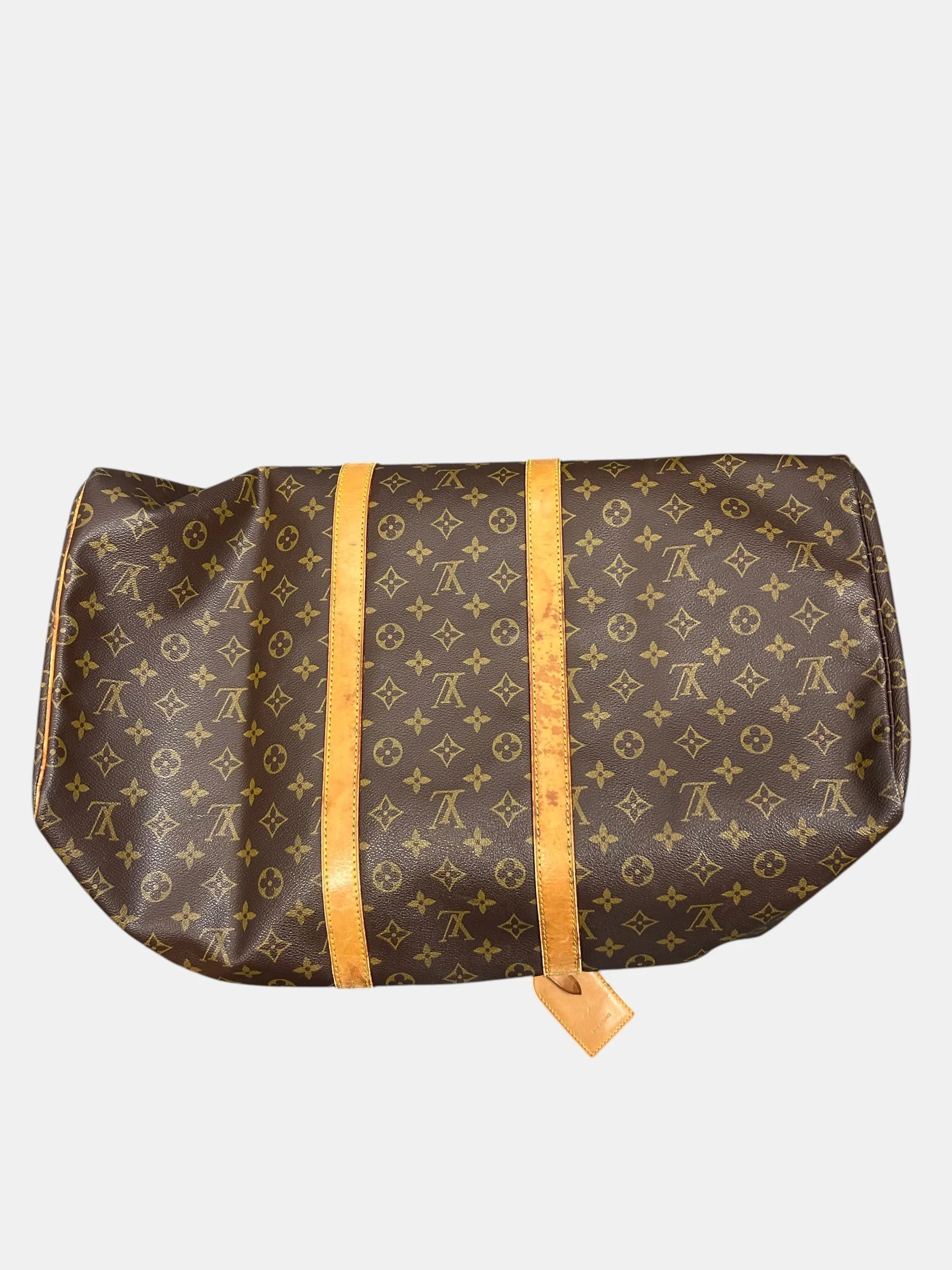 Louis Vuitton Keepall Monogram Canvas, Brown, Canvas, Travel Bag