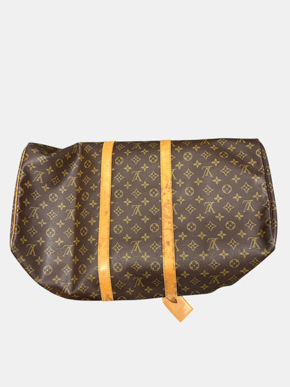 Louis Vuitton Keepall Monogram Canvas, Brown, Canvas, Travel Bag