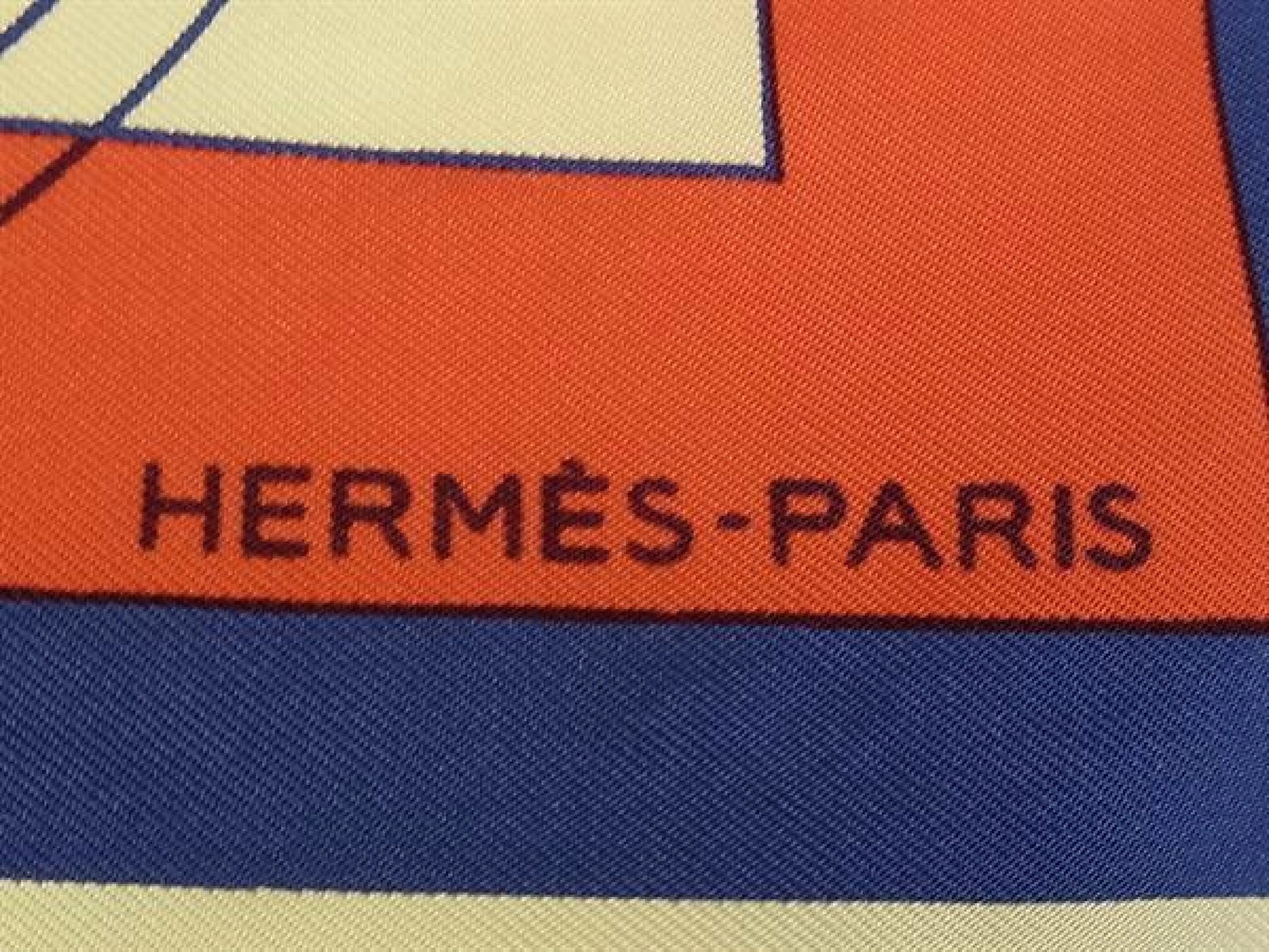 Hermes Carré 90 Silk multicolor, Red, Silk, Scarf