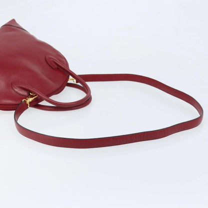 Bottega Veneta Vintage Leather, Red, Leather, Handbag