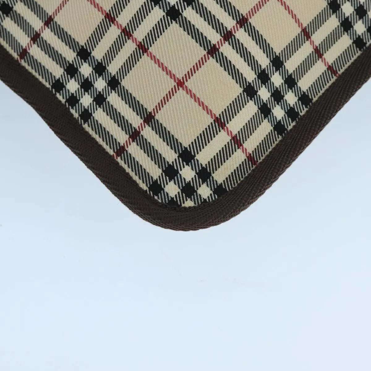 Burberry Nova check Pochette Canvas, Beige, Canvas, Clutch