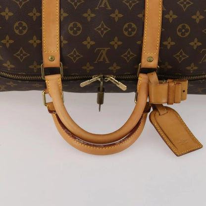 Louis Vuitton Keepall Monogram Canvas, Brown, Canvas, Travel Bag