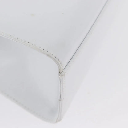 Salvatore Ferragamo Vintage Top handle Leather, White, Leather, Handbag