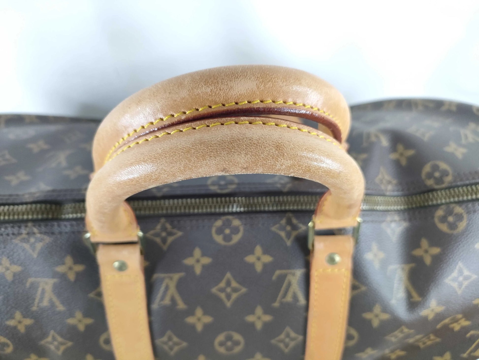 Louis Vuitton Keepall Bandouliere Monogram Canvas, Brown, Canvas, Travel Bag